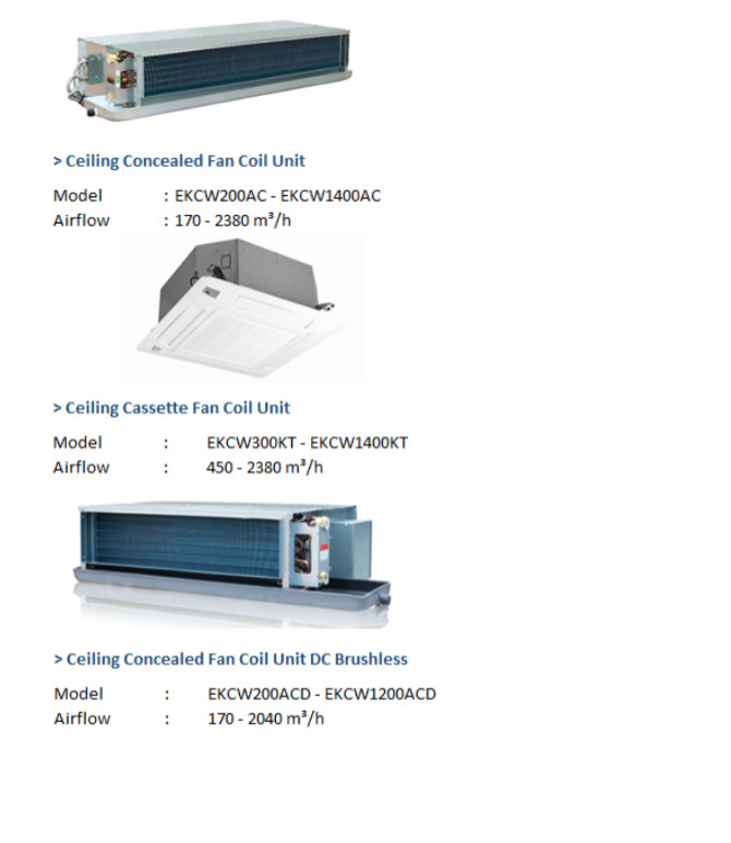 Fan Coil Unit produk - Delta Sinergi Sekawan