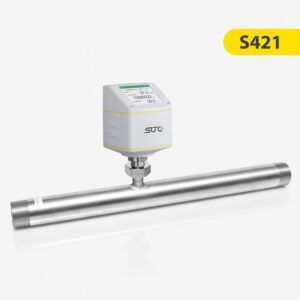 SUTO S421 Thermal Mass Flow Sensor for Compressed Air and Gases (Inline-Sensor)