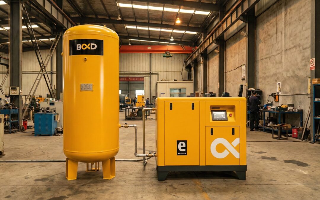 Kapan Harus Menggunakan Receiver Tank pada Sistem Screw Compressor?