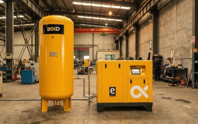 Kapan Harus Menggunakan Receiver Tank pada Sistem Screw Compressor?